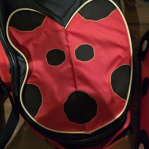 Red Roller Ladybug Backpack